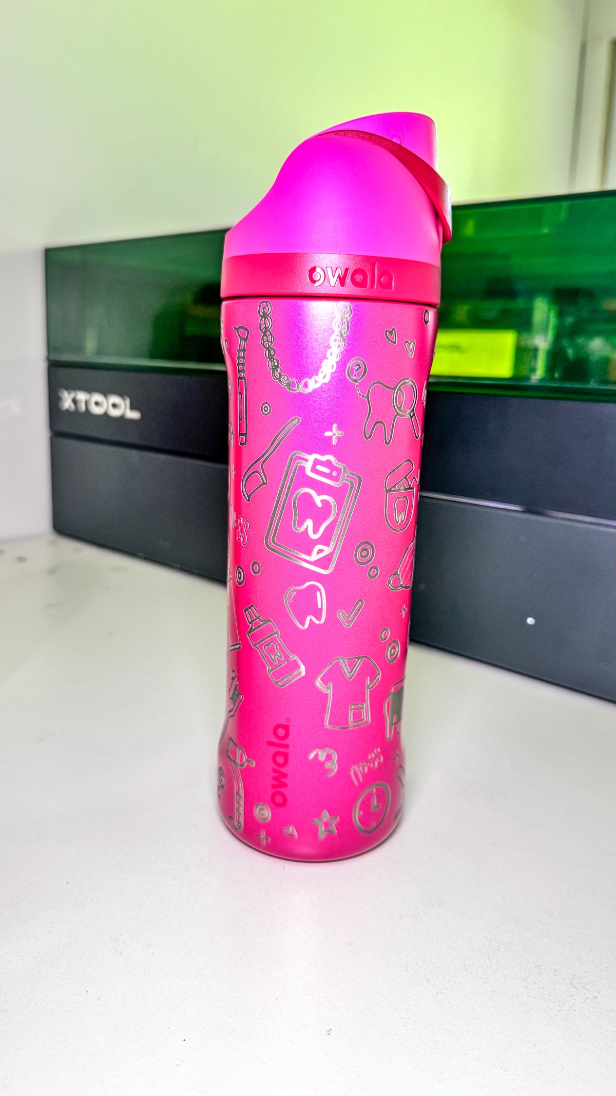 Dental Doodle Engraved Owala Tumbler